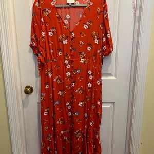 Midi dress by Anthropologie, EUC